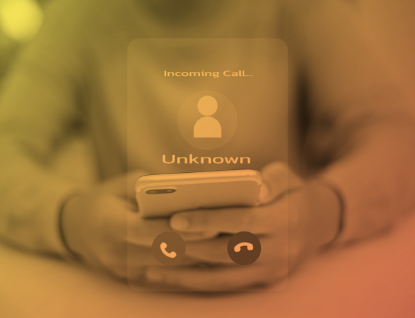 Unknown caller screen