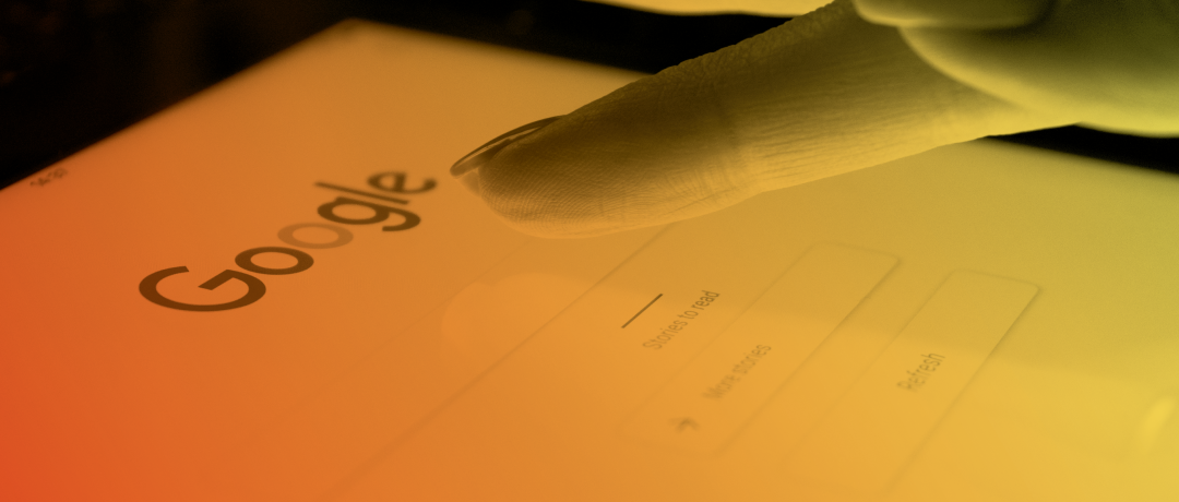 Google search screen