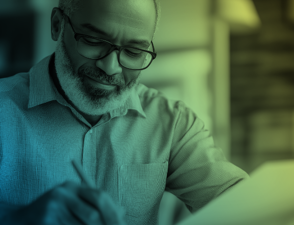 small business owner doing paperwork