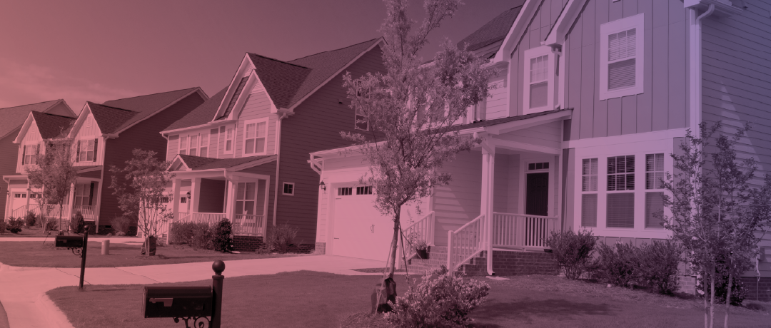 Neighborhood home exteriors