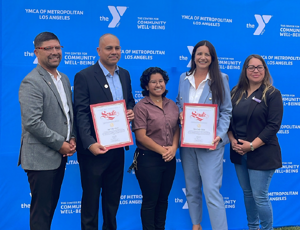 Rize and YMCA executives