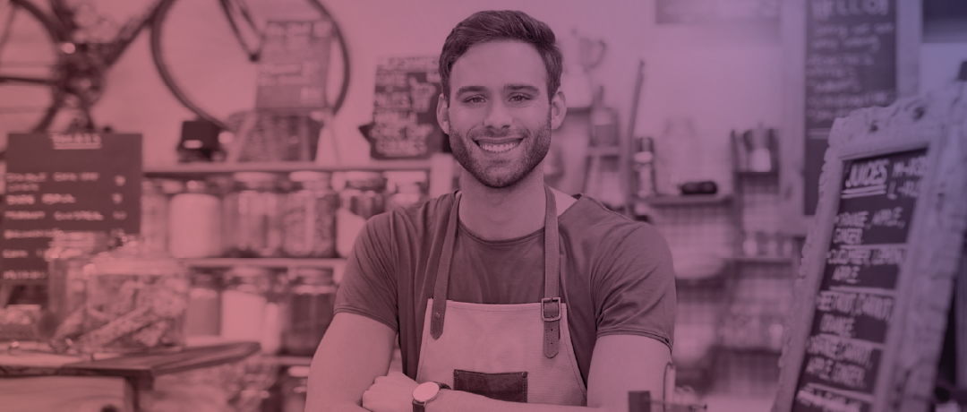 smiling business owner