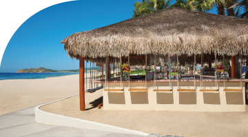 cabana bar on beach