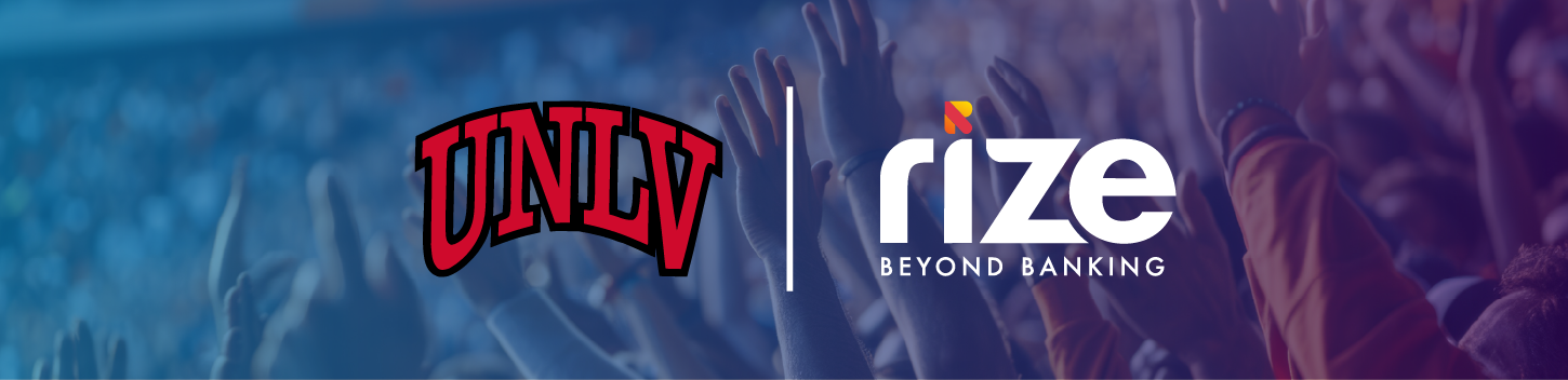 UNLV and Rize CU logos